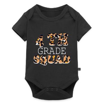 Cadeaux d’enseignants de 4e année pour les enseignants - Body à manches courtes Premium Bébé - noir - Devant