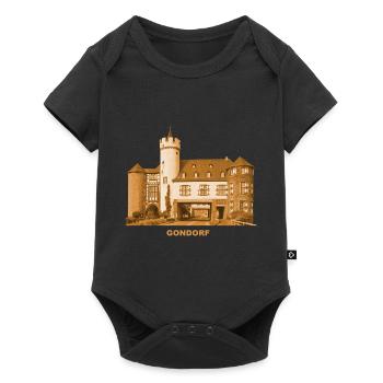Gondorf Oberburg Mosel Eifel Rheinland-Pfalz - Baby Premium Kurzarmbody - Schwarz - Vorne