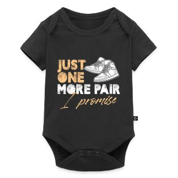 Just one more pair I promise sneaker - Baby Premium Kurzarmbody - Schwarz - Vorne