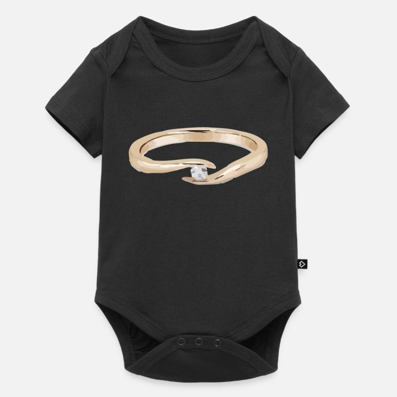 Ring - Baby Premium short-sleeve bodysuit - black