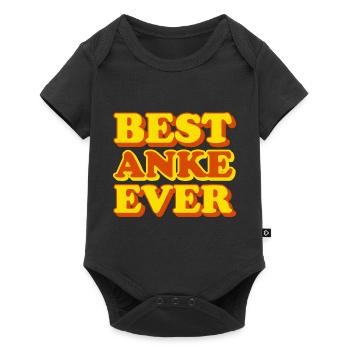 Anke first name funny gift - Baby Premium short-sleeve bodysuit - black - Front