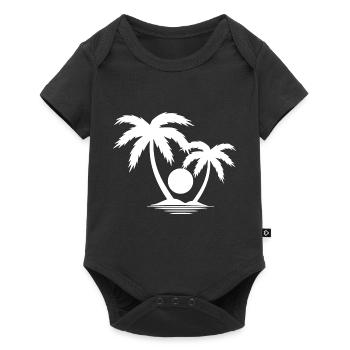 Holidays Beach Sun Paradise - Baby Premium short-sleeve bodysuit - black - Front