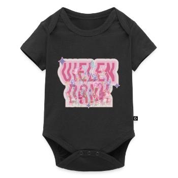 Vielen Dank für die Blumen - Baby Premium Kurzarmbody - Schwarz - Vorne