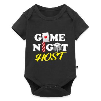 Game night host - Baby Premium short-sleeve bodysuit - black - Front