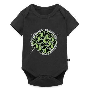couples present idea computer birthday - Baby Premium Kurzarmbody - Schwarz - Vorne