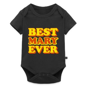 Funny gift with first name Mary - Baby Premium short-sleeve bodysuit - black - Front