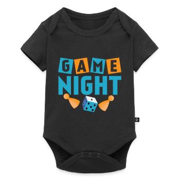 Game Night Tabletop Player Nerd Gamer - Baby Premium short-sleeve bodysuit - black - Front