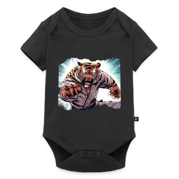 Karate Judo Japanese - Baby Premium short-sleeve bodysuit - black - Front