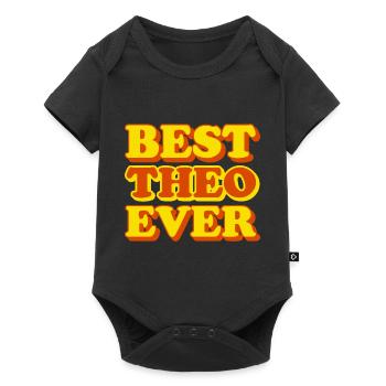 Funny gift with first name Theo - Baby Premium short-sleeve bodysuit - black - Front