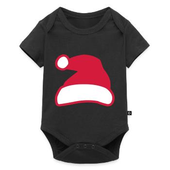 Weihnachtsmann - Baby Premium Kurzarmbody - Schwarz - Vorne