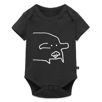 Pig Animal Funny - Baby Premium short-sleeve bodysuit - black - Front