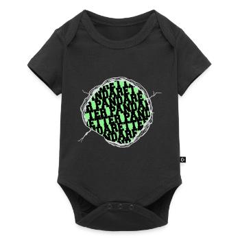 tierschützer spaß animalliberationfront zitat - Baby Premium Kurzarmbody - Schwarz - Vorne