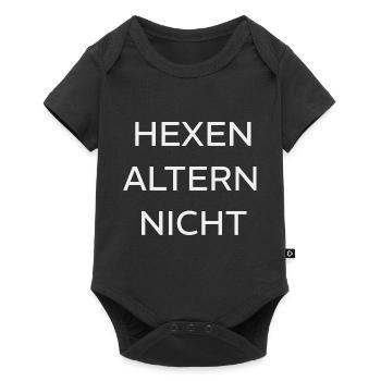 HEXEN ALTERN NICHT - Baby Premium Kurzarmbody - Schwarz - Vorne