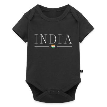 J’aime l’Inde - Body à manches courtes Premium Bébé - noir - Devant