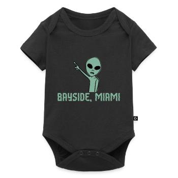 Bayside Miami Shadow Alien - Baby Premium Kurzarmbody - Schwarz - Vorne