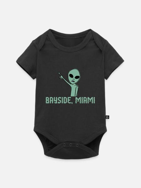Bayside Miami Shadow Alien - Baby Premium Kurzarmbody - Schwarz