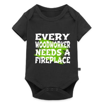awesome carpentry bingo hall tshirts - Baby Premium Kurzarmbody - Schwarz - Vorne