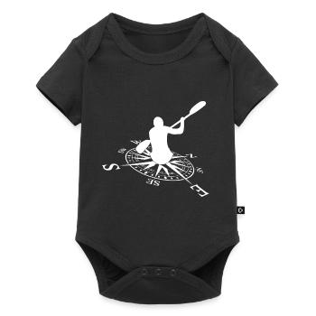 Pagaie - Body à manches courtes Premium Bébé - noir - Devant