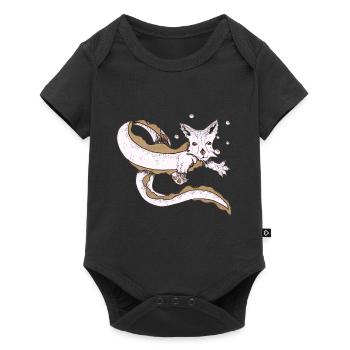 Renilla - Baby Premium Kurzarmbody - Schwarz - Vorne