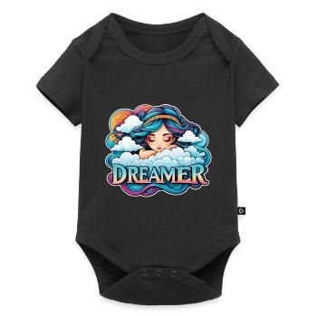 rêver - rêveur - rêveuse - rêve - rêverie - Body à manches courtes Premium Bébé - noir - Devant