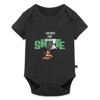 Skateboard - Body à manches courtes Premium Bébé - noir - Devant
