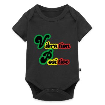 Portez Vos Valeurs avec la Collection de T-Shirts - Body à manches courtes Premium Bébé - noir - Devant