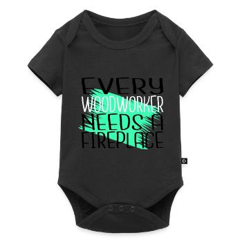 Present Carpenter Girl Tshirts Statement Badge - Baby Premium short-sleeve bodysuit - black - Front