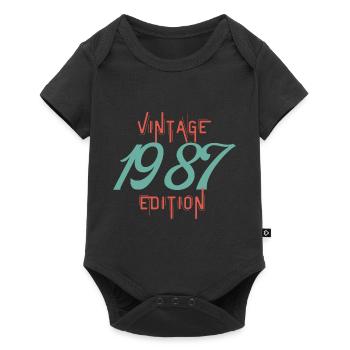 Vintage 1987 edition - Body à manches courtes Premium Bébé - noir - Devant