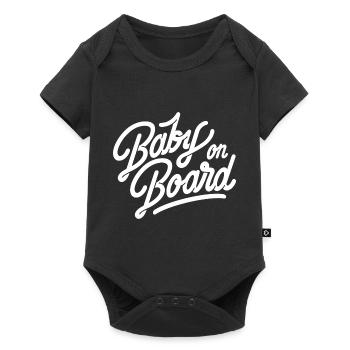 Baby on Board - Baby Premium short-sleeve bodysuit - black - Front
