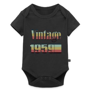 1959 Birthday 1959 Born in 1959 Birthday - Baby Premium short-sleeve bodysuit - black - Front
