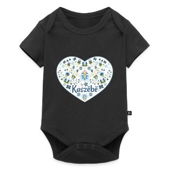 Cœur de Kaszebe - Body à manches courtes Premium Bébé - noir - Devant