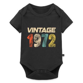Vintage 1972 Retro - Best-seller - Body à manches courtes Premium Bébé - noir - Devant