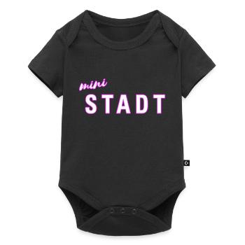 Meine Stadt (Schweizerdeutsch) VEKTORGRAFIK - Baby Premium Kurzarmbody - Schwarz - Vorne