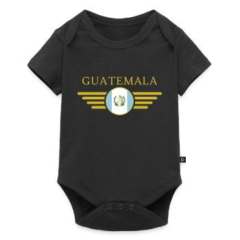 J’aime le Guatemala, Style Design T-Shirt - Body à manches courtes Premium Bébé - noir - Devant