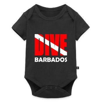 Dive Barbados - Karibik - Caribbean - West Indies - Baby Premium Kurzarmbody - Schwarz - Vorne