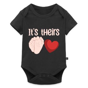 C’est le leur Design pour un couple de mères porteuses - Body à manches courtes Premium Bébé - noir - Devant