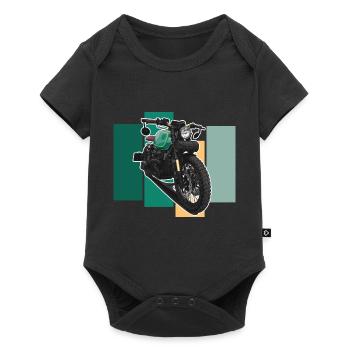 Bobber // Custom // Motorcycle - Baby Premium short-sleeve bodysuit - black - Front