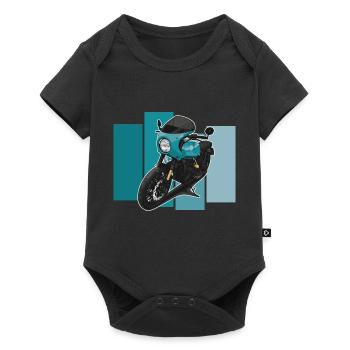 Bobber // Custom // Motorcycle - Baby Premium short-sleeve bodysuit - black - Front
