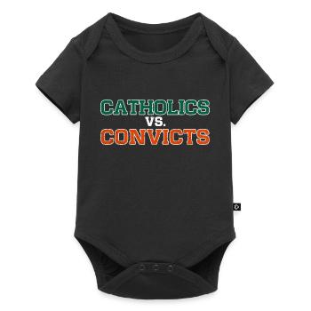 Catholics Vs. Convicts Vintage 1988 Football Gift - Baby Premium short-sleeve bodysuit - black - Front