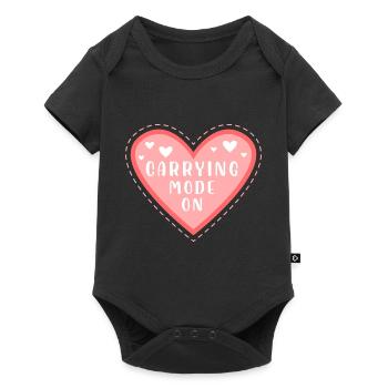 carrying mode on Design for a surrogate mother - Baby Premium short-sleeve bodysuit - black - Front