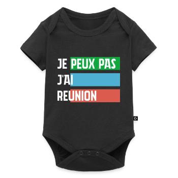 I can't I have a meeting - Baby Premium short-sleeve bodysuit - black - Front