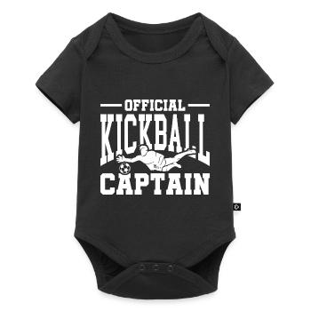 Official Kickball Captain Soccer Baseball Kick - Baby Premium short-sleeve bodysuit - black - Front