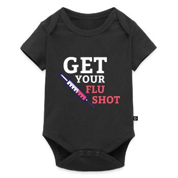 Get Your Flu Shot Caregiver Caregiving - Baby Premium short-sleeve bodysuit - black - Front