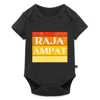 Beauty of Raja Ampat - Baby Premium short-sleeve bodysuit - black - Front