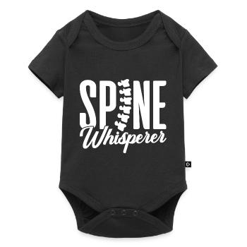 spine whisperer Design for a patient - Baby Premium short-sleeve bodysuit - black - Front