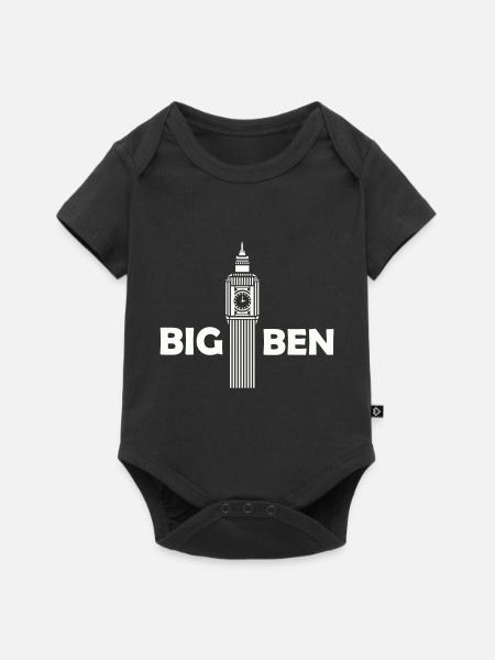 Big Ben - Baby Premium short-sleeve bodysuit - black