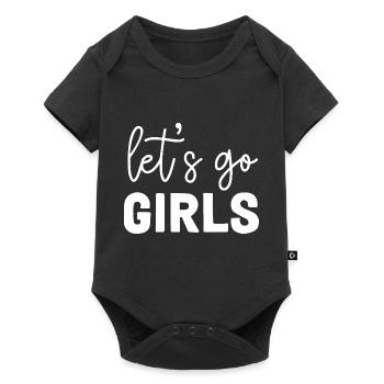 Let's Go Girls Empowerment Message - Baby Premium short-sleeve bodysuit - black - Front