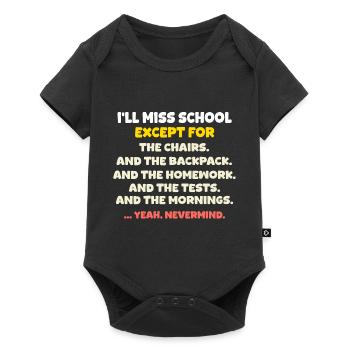 Last Day of School School Out for Summer Break - Baby Premium short-sleeve bodysuit - black - Front