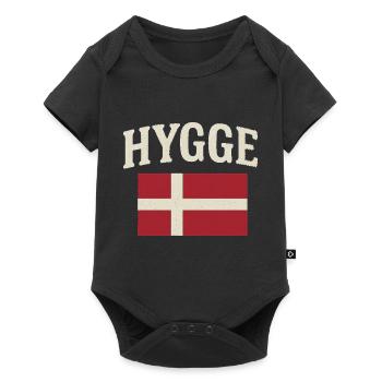 Hygge - Baby Premium short-sleeve bodysuit - black - Front