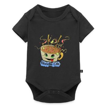Noodle Life - Baby Premium short-sleeve bodysuit - black - Front
